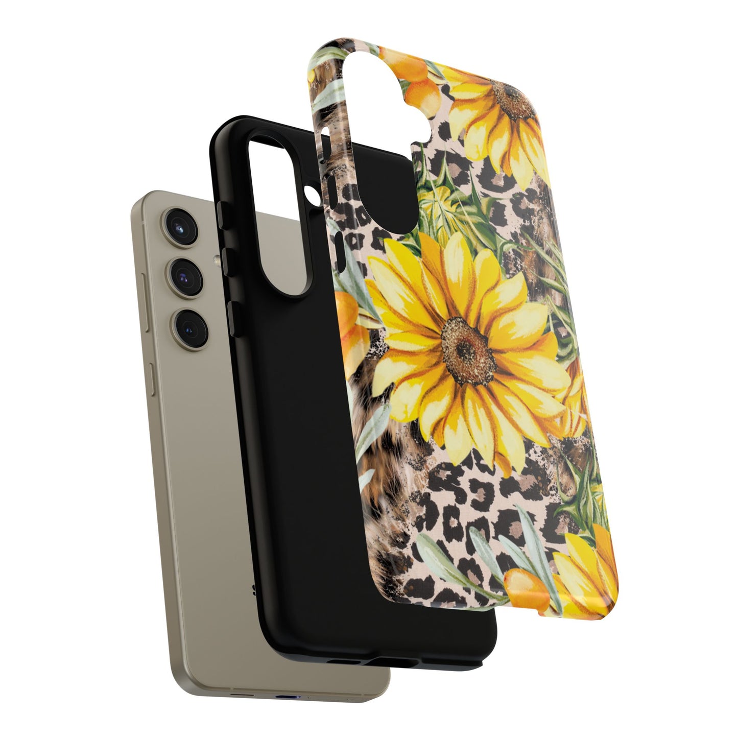 Leopard Sunflower Chic - Samsung Galaxy Series Case