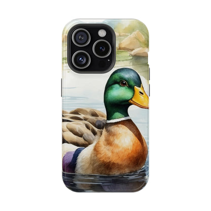 Serene Duck Reflection - MagSafe iPhone Case