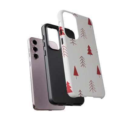 Scandi Red Pine Trees - Samsung Galaxy Series Case