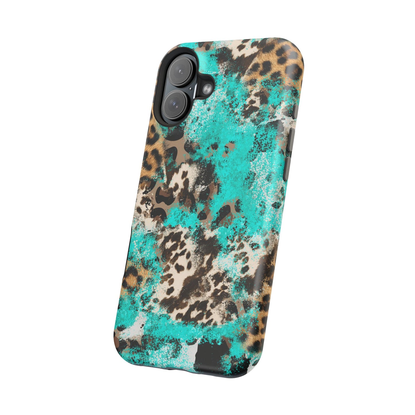 Aqua Splash Leopard - MagSafe iPhone Series Case