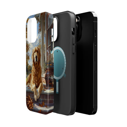 Golden Retriever Autumn Serenity - MagSafe iPhone Series Case