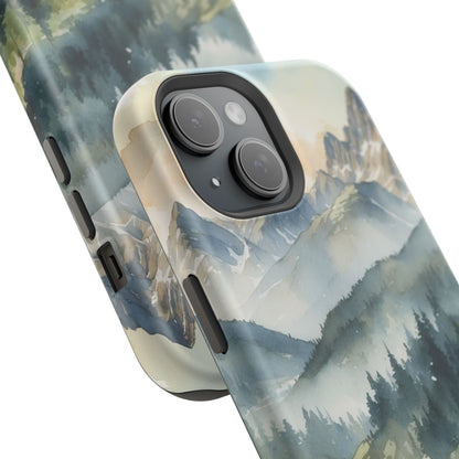 Serene Alpine Forest - MagSafe iPhone Case