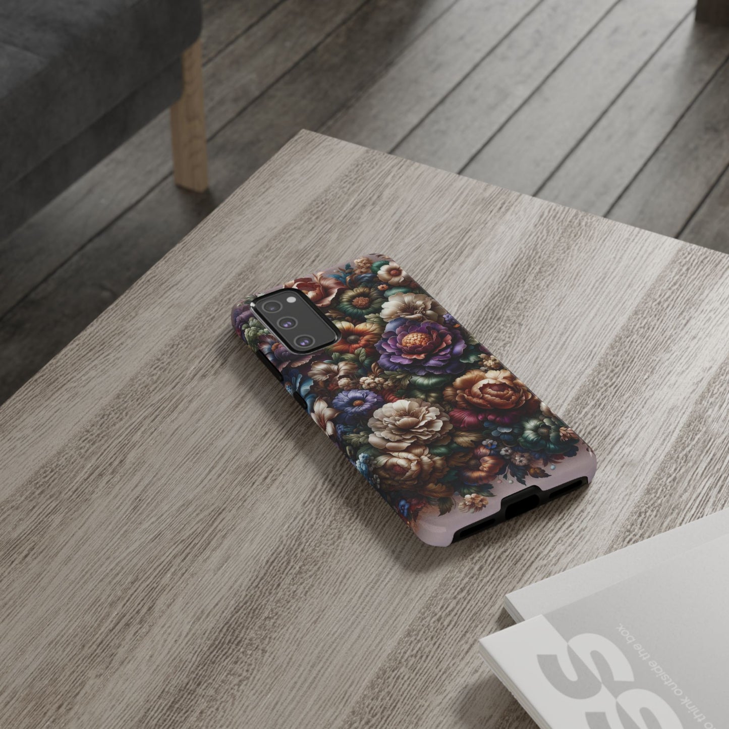 Floral Elegance For Samsung - Protective Dual-Layer Design with Vibrant Full-Wrap Print