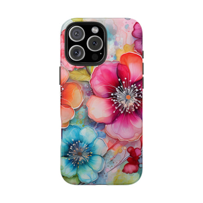 Vibrant Watercolor Floral Garden - iPhone Series Case