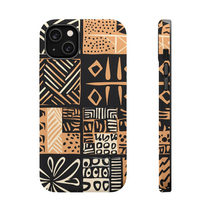 Tribal Geo-Pattern MagSafe Case – Bold Ethnic Design