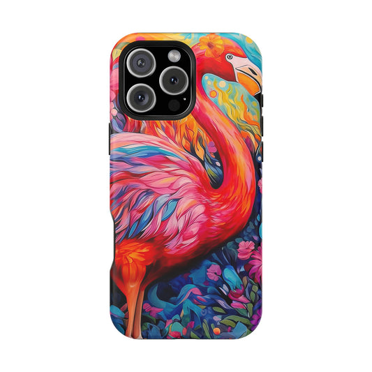 Flamingo Fiesta – Vibrant Flamingo MagSafe iPhone Cases