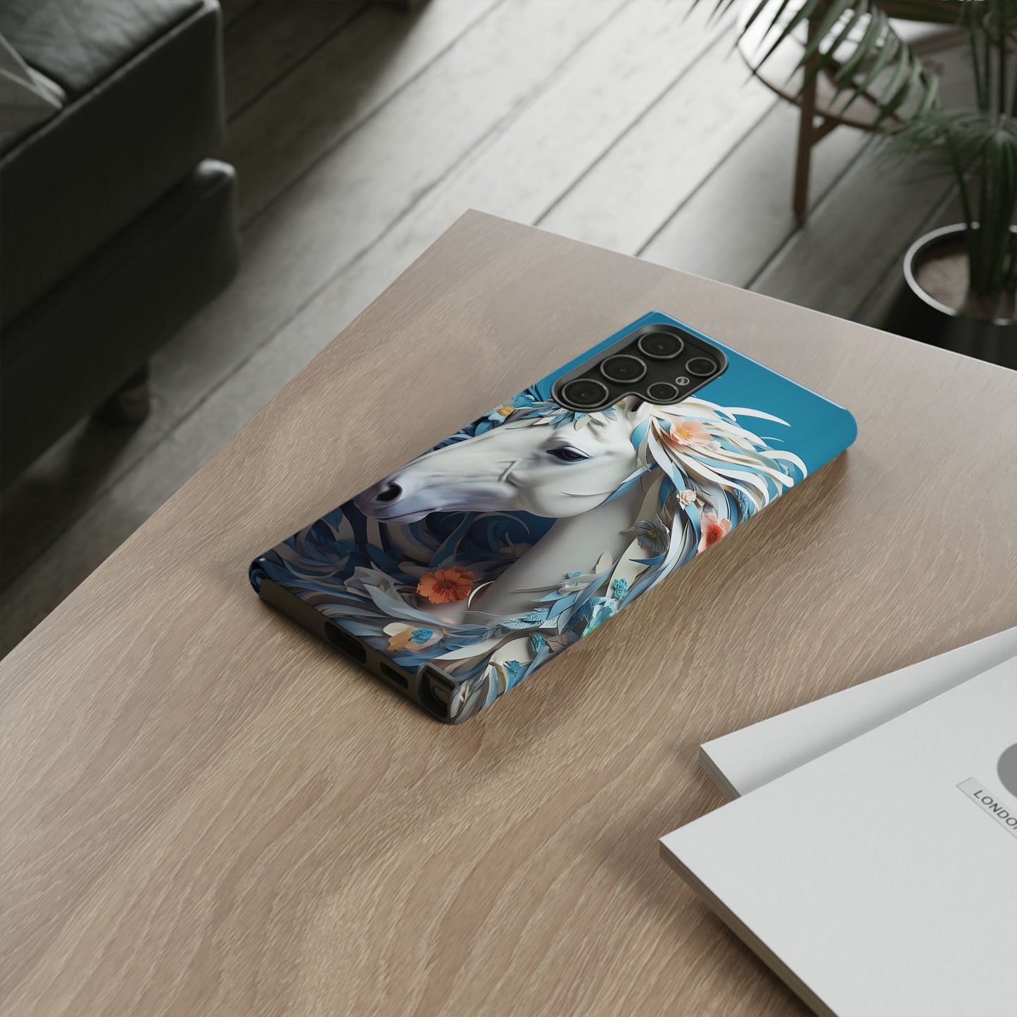 Floral Horse Samsung Galaxy Case