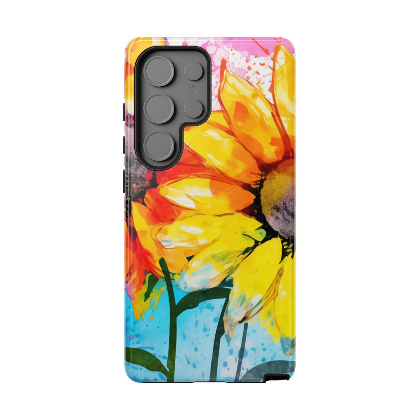 Bold Watercolor Sunflowers - Samsung Galaxy Series Case