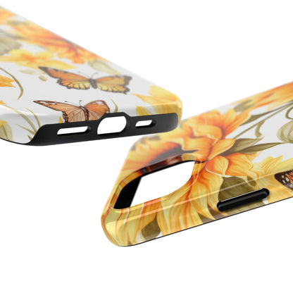 Sunflower & Butterfly Bliss - iPhone Series Case