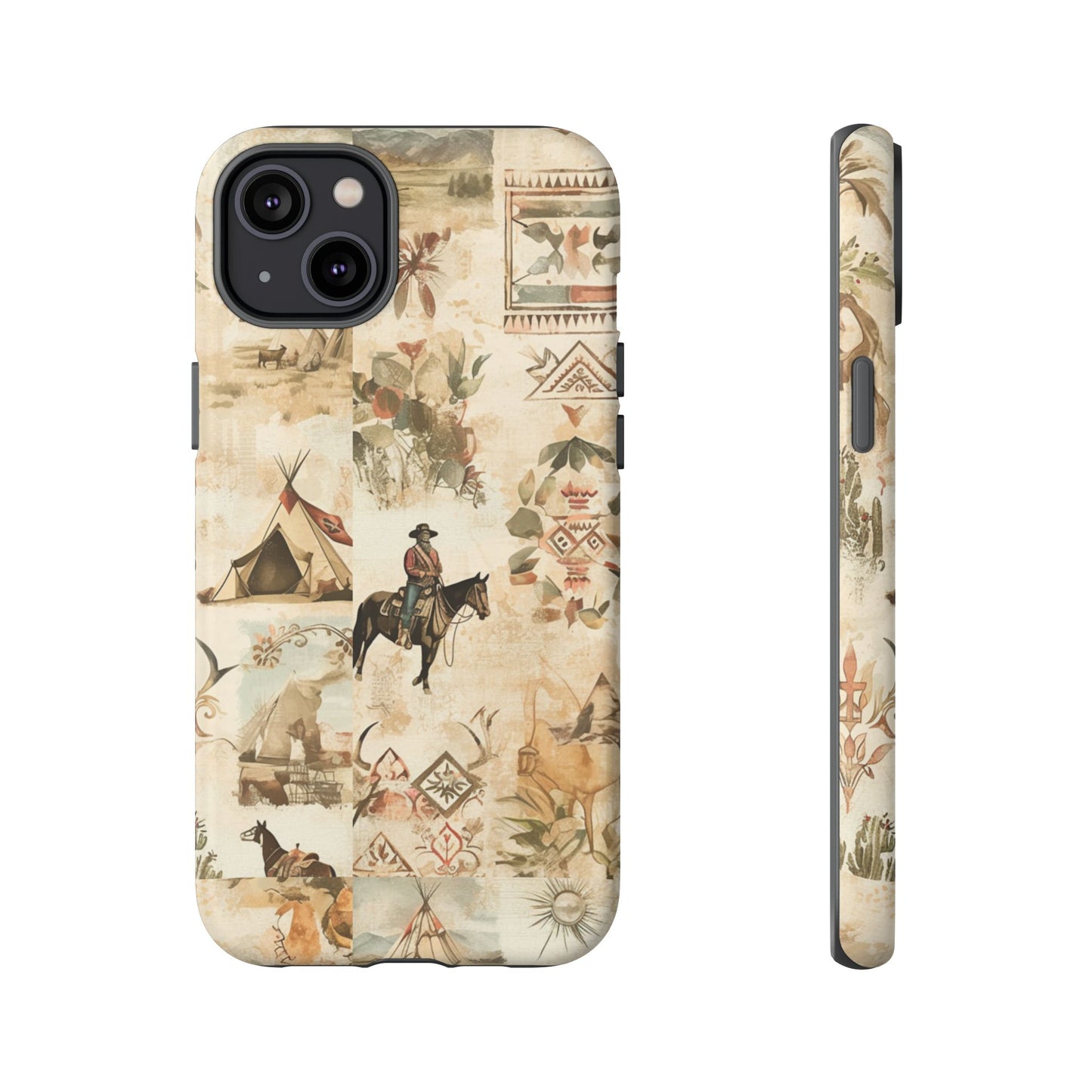 Western Collage Case | Vintage Country Aesthetic