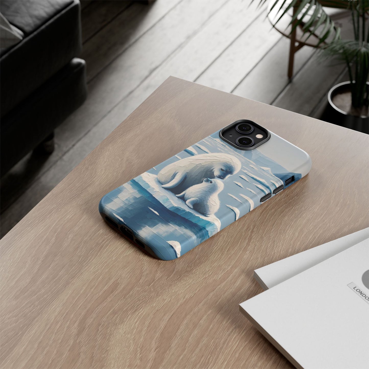 Arctic Serenity Seal iPhone Case