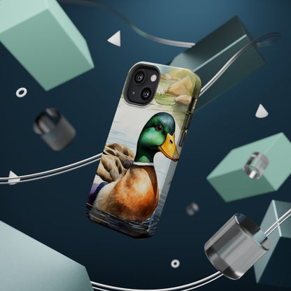 Serene Duck Reflection - MagSafe iPhone Case