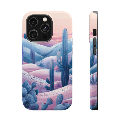 Desert Oasis MagSafe Case for iPhone – Cactus & Western Landscape Design for iPhone 15, 14 Pro Max, 13, and More!