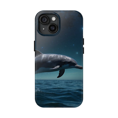 Midnight Ocean Dolphin - iPhone Case