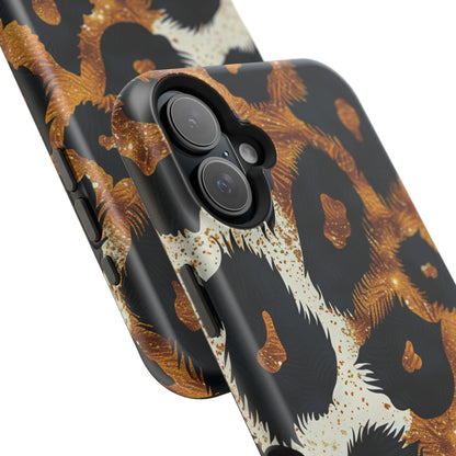 Safari Noir Gold Leopard iPhone Case