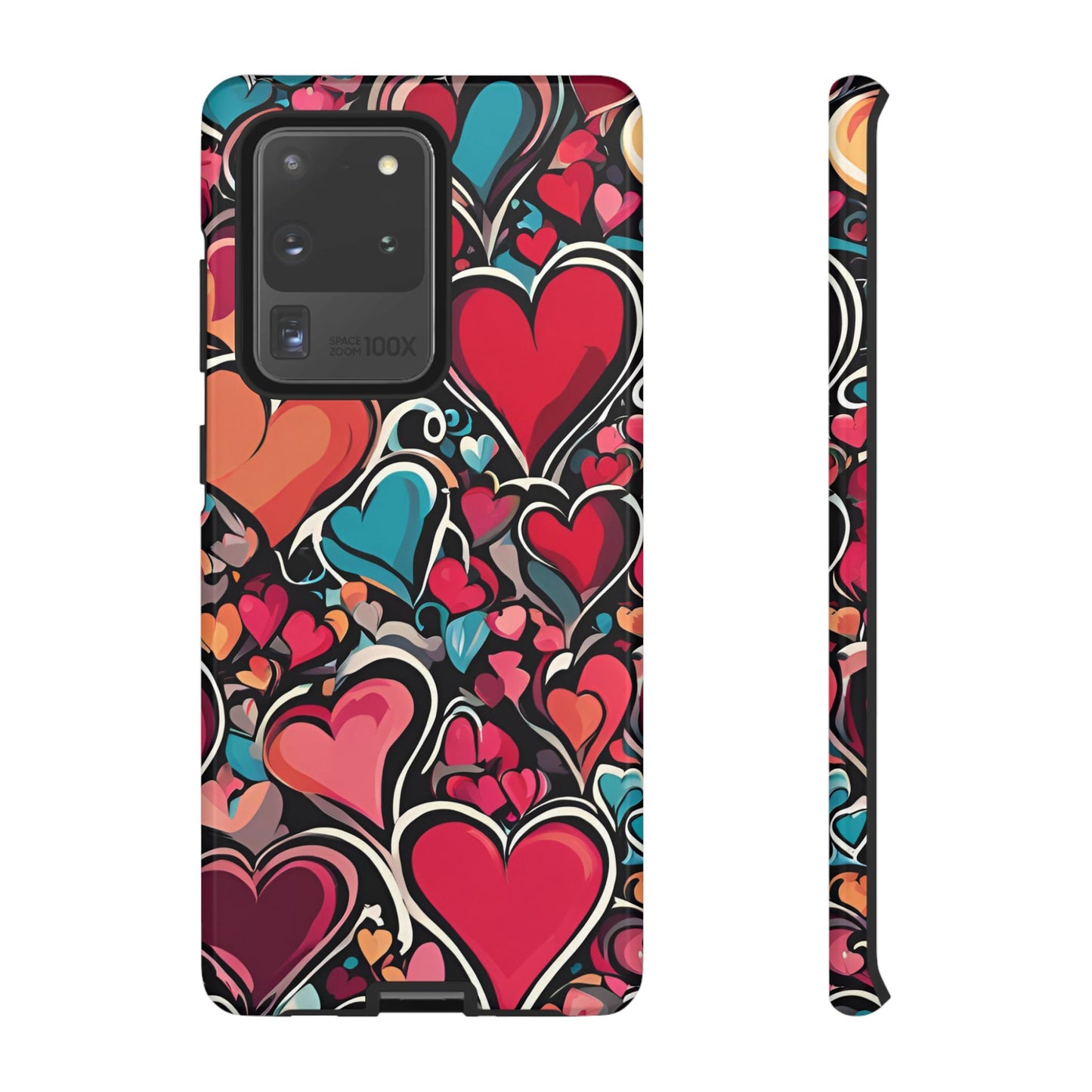 Vibrant Multicolor Heart Art – Samsung Galaxy Case