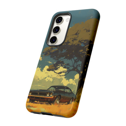 Retro Road Trip Vintage Car iPhone Case