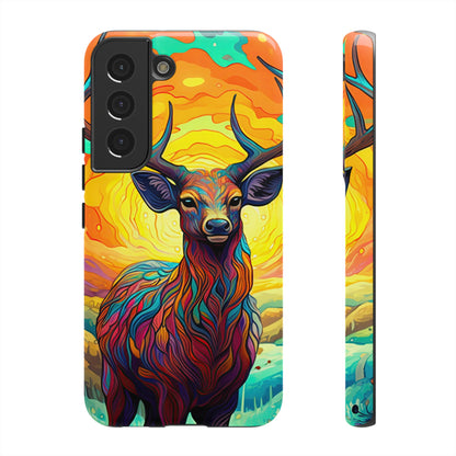 Vibrant Stag in Bloom – Samsung Galaxy Case