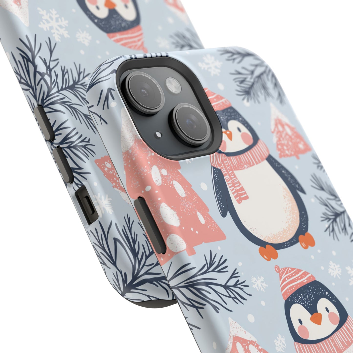 Penguin in Winter Wonderland MagSafe iPhone Case