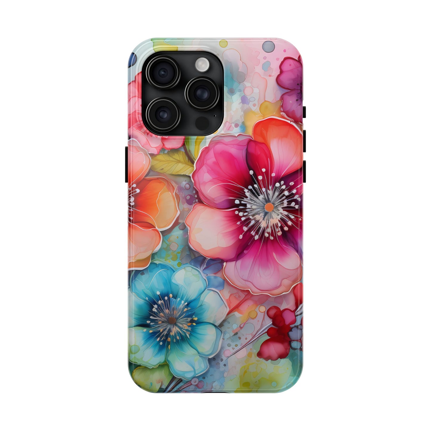 Vibrant Watercolor Floral Garden - iPhone Series Case