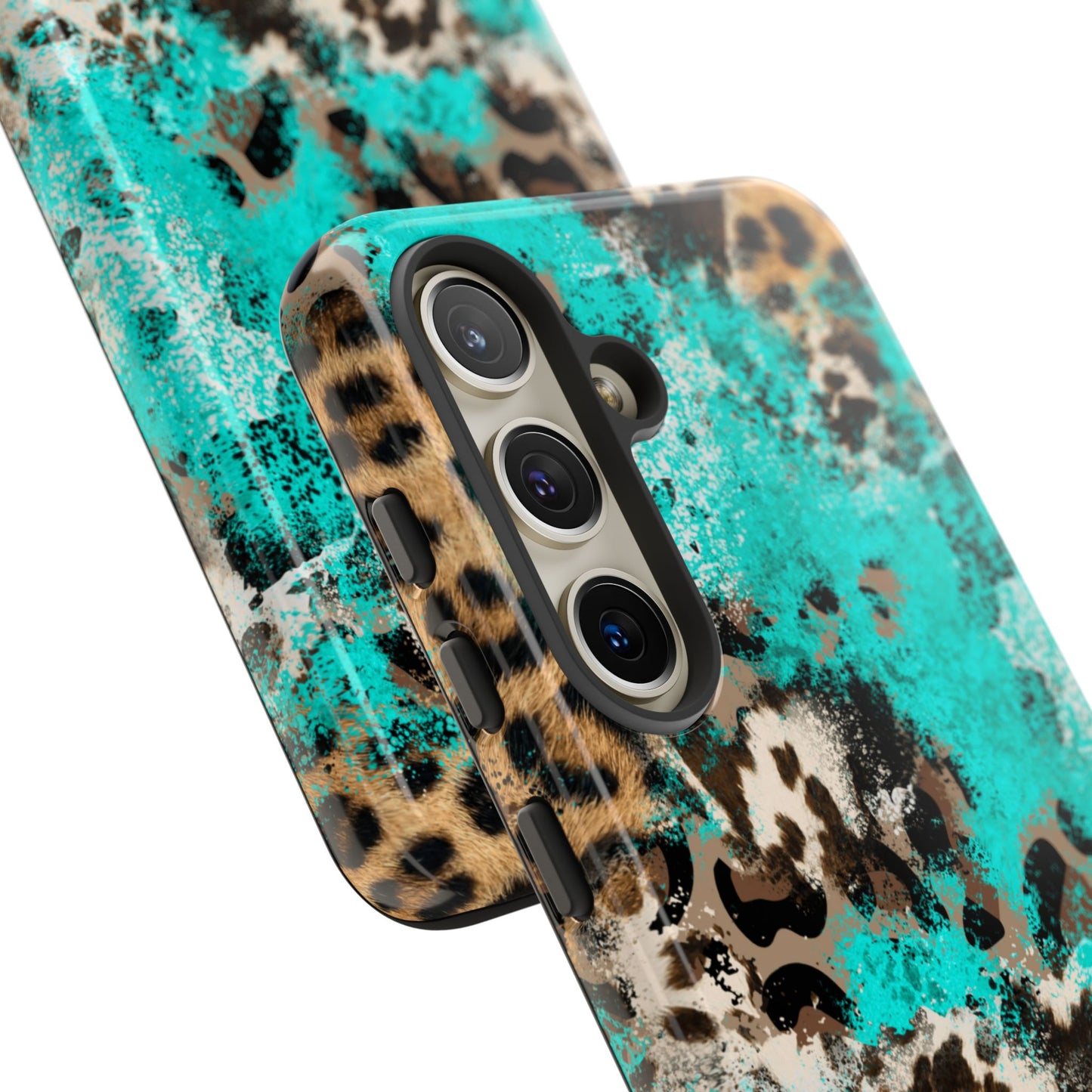 Aqua Splash Leopard - Samsung Galaxy Series Case