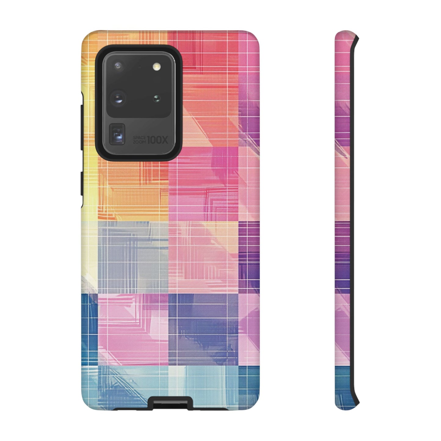 Pastel Panache Watercolor Plaid Case