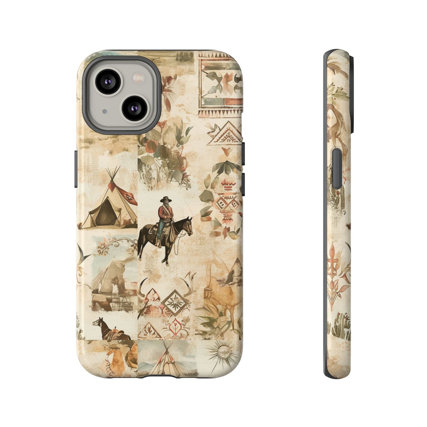 Western Collage Case | Vintage Country Aesthetic