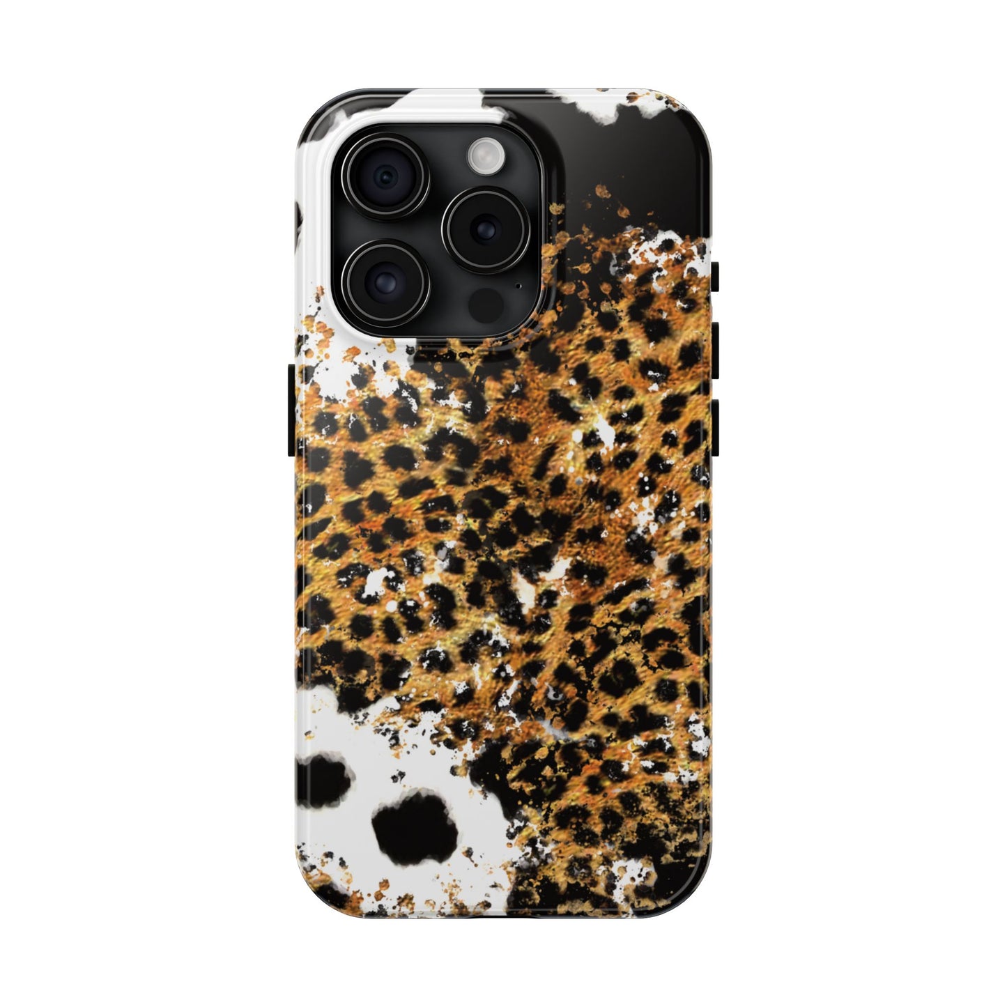 Bold Leopard Ink Splash - iPhone Series Case