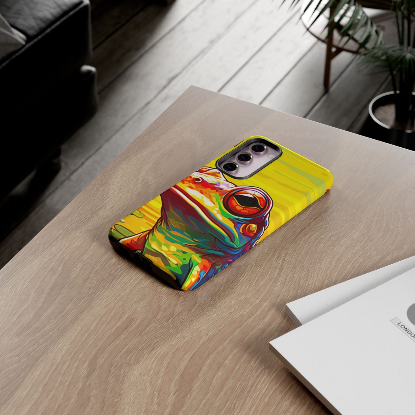 Vibrant Rainbow Frog Design – Samsung Galaxy Case