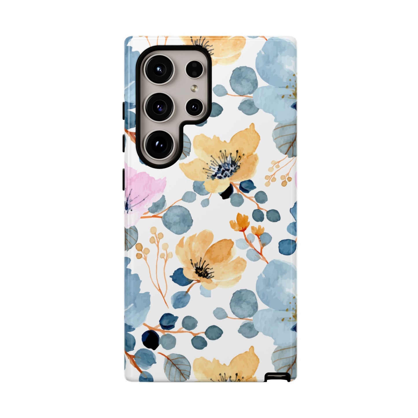 Spring Radiance – Samsung Galaxy Case with Bold Watercolor Florals