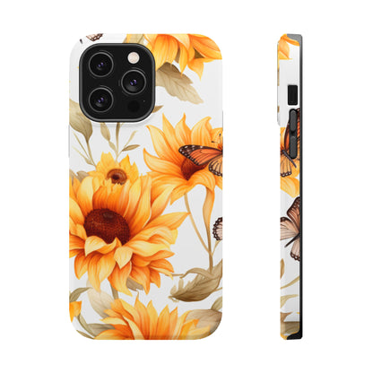 Sunflower & Monarch Garden - MagSafe iPhone Series Case