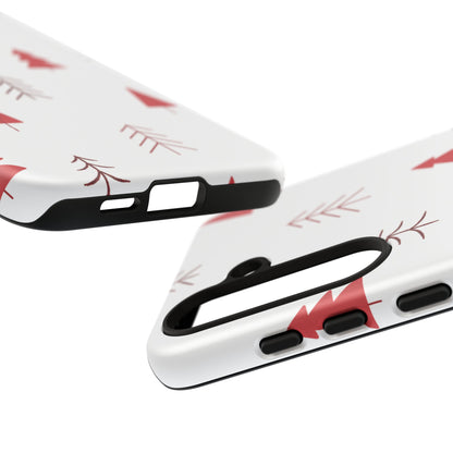 Scandi Red Pine Trees - Samsung Galaxy Series Case