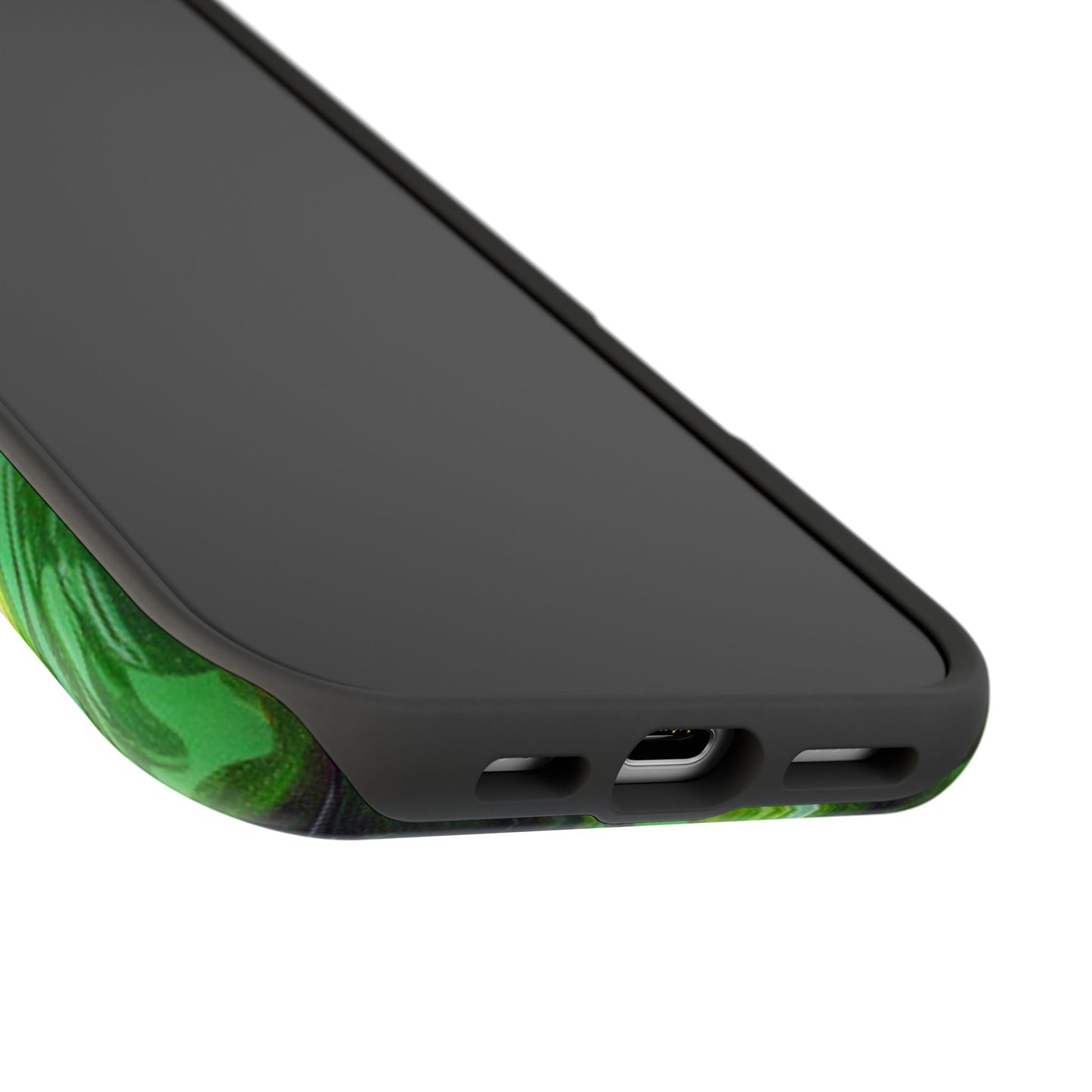 Glossy Avocado MagSafe iPhone Case – Sleek Green 3D Fruit Design, Durable and Stylish