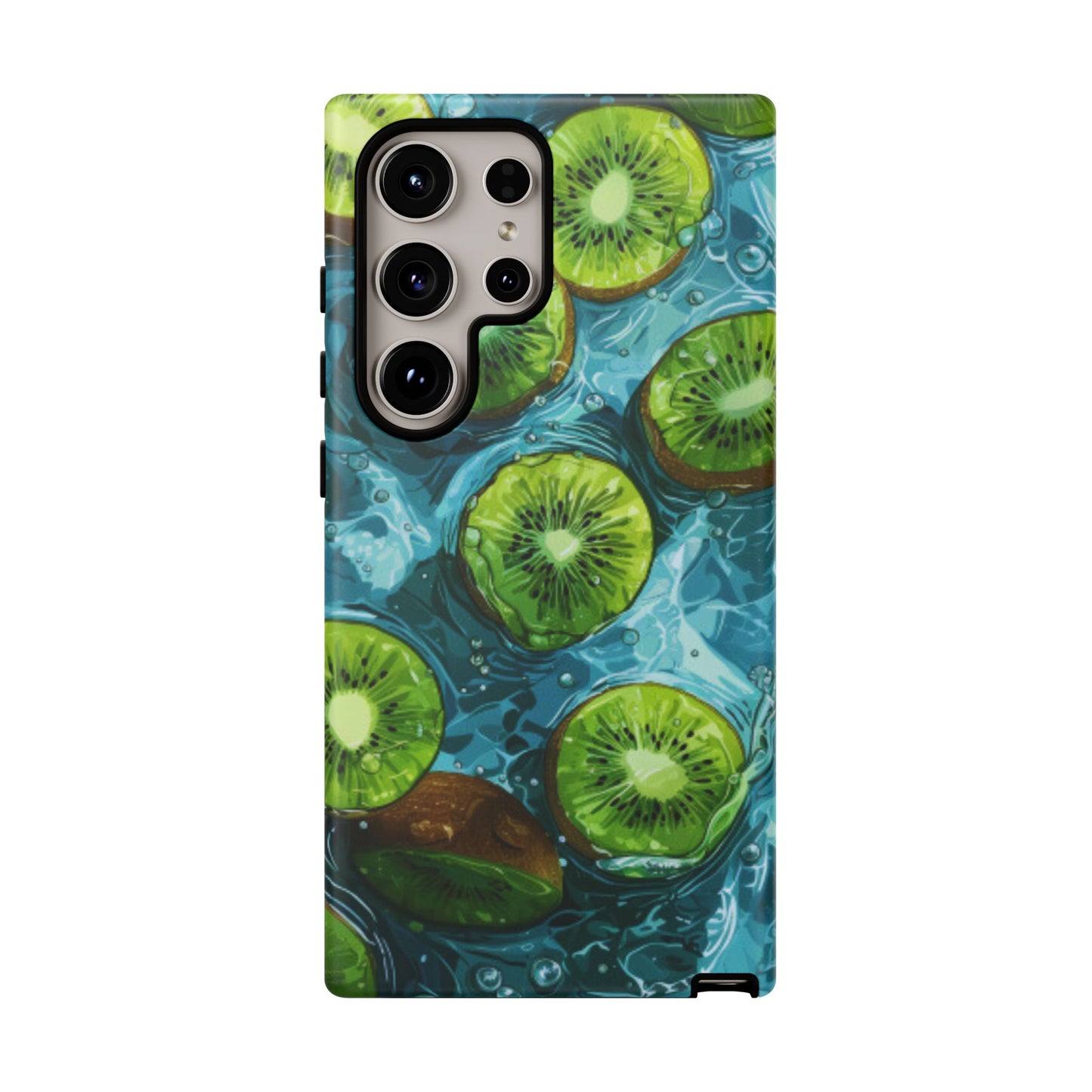 Tropical Kiwi Splash Samsung Galaxy  Case – Tough Dual-Layer, Vibrant Summer Design