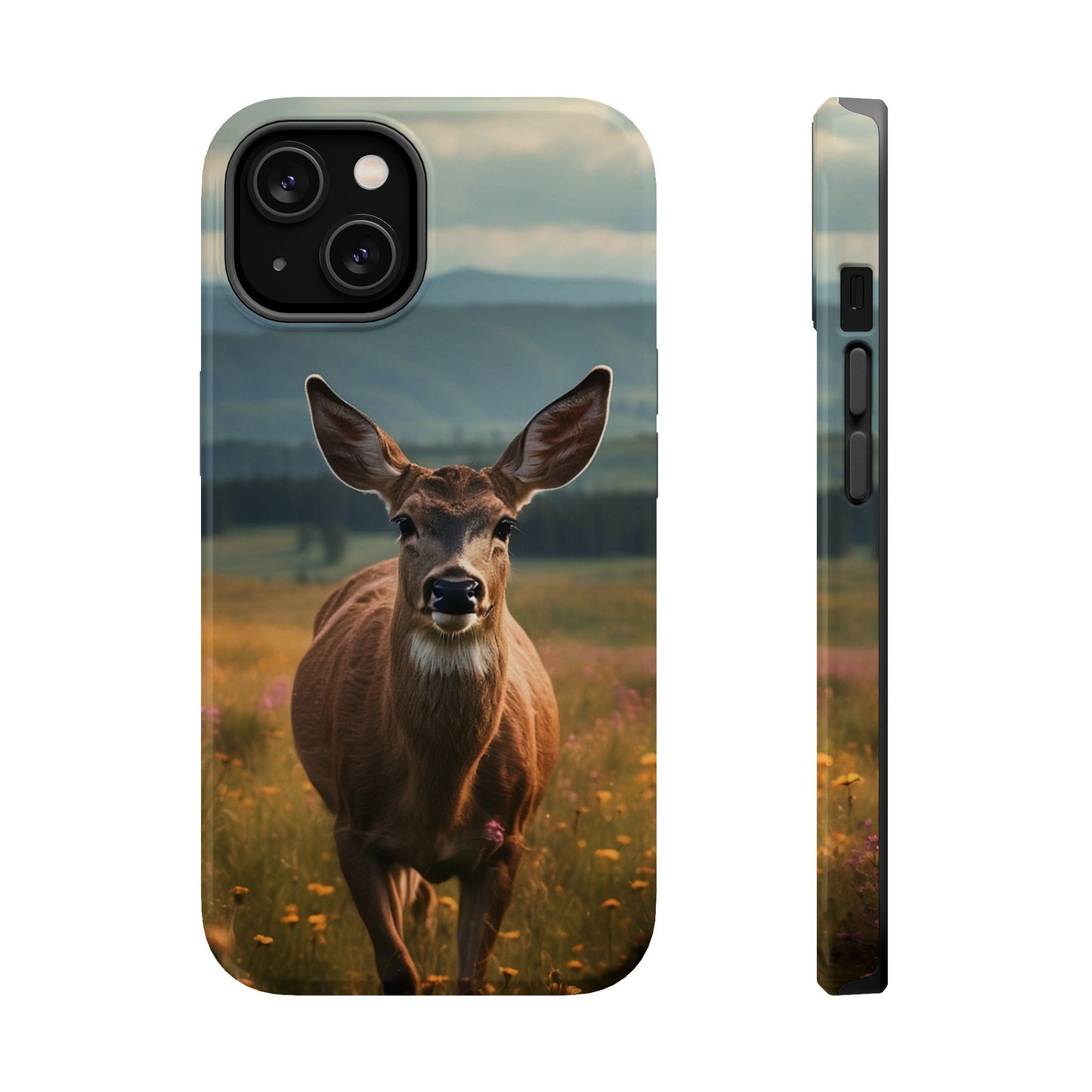 Rustic Meadow Deer – MagSafe iPhone Case