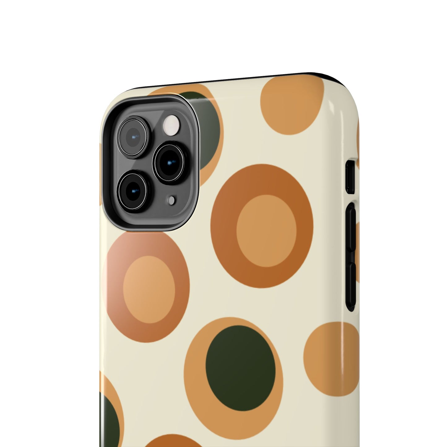 Retro Earthy Circles - iPhone Case