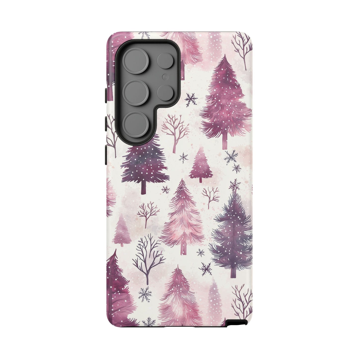 Winter Wonderland Purple Christmas Trees –Samsung Galaxy Series Case