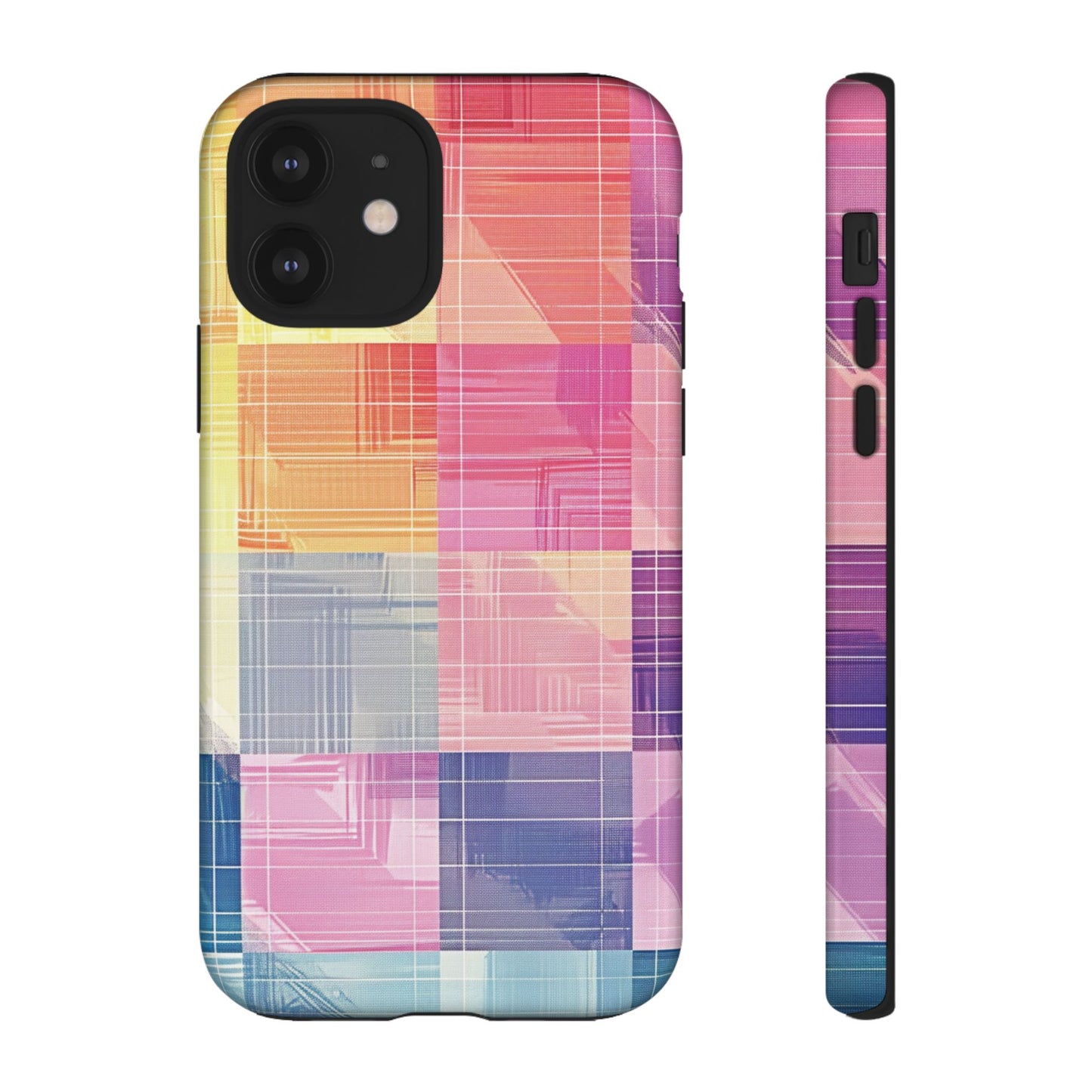 Pastel Panache Watercolor Plaid Case