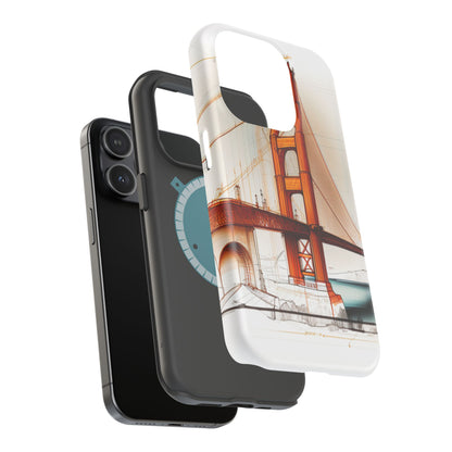 Golden Gate Bridge MagSafe iPhone Case - San Francisco Landmark