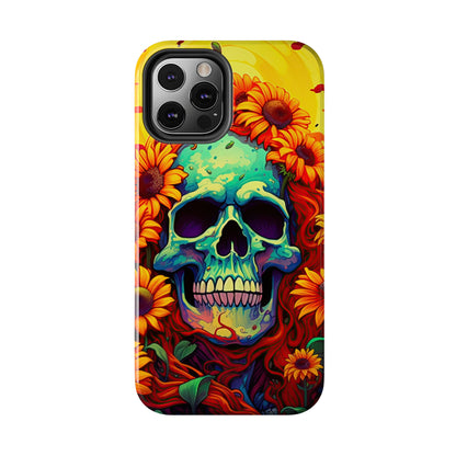 Sun Kissed Skull iPhone Case