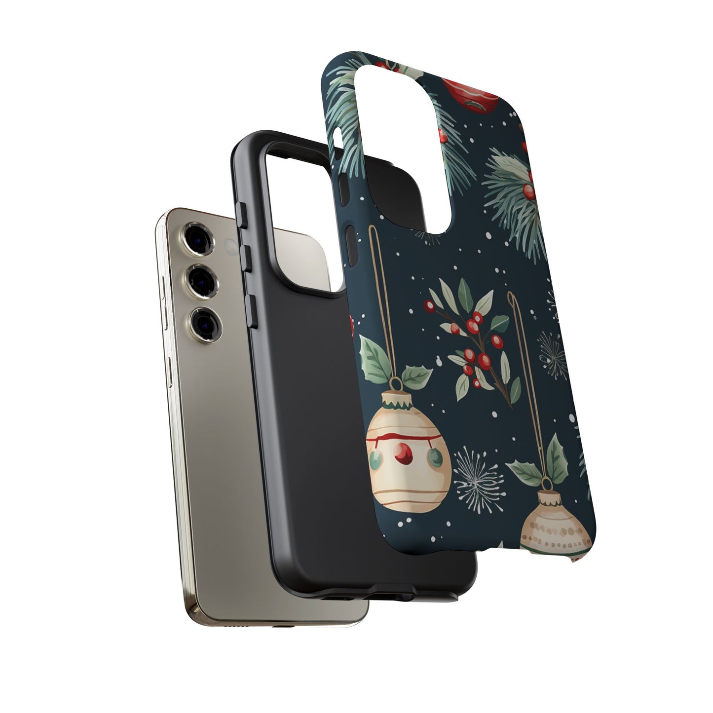 Elegant Christmas Ornaments and Pine - Samsung Galaxy Series Case