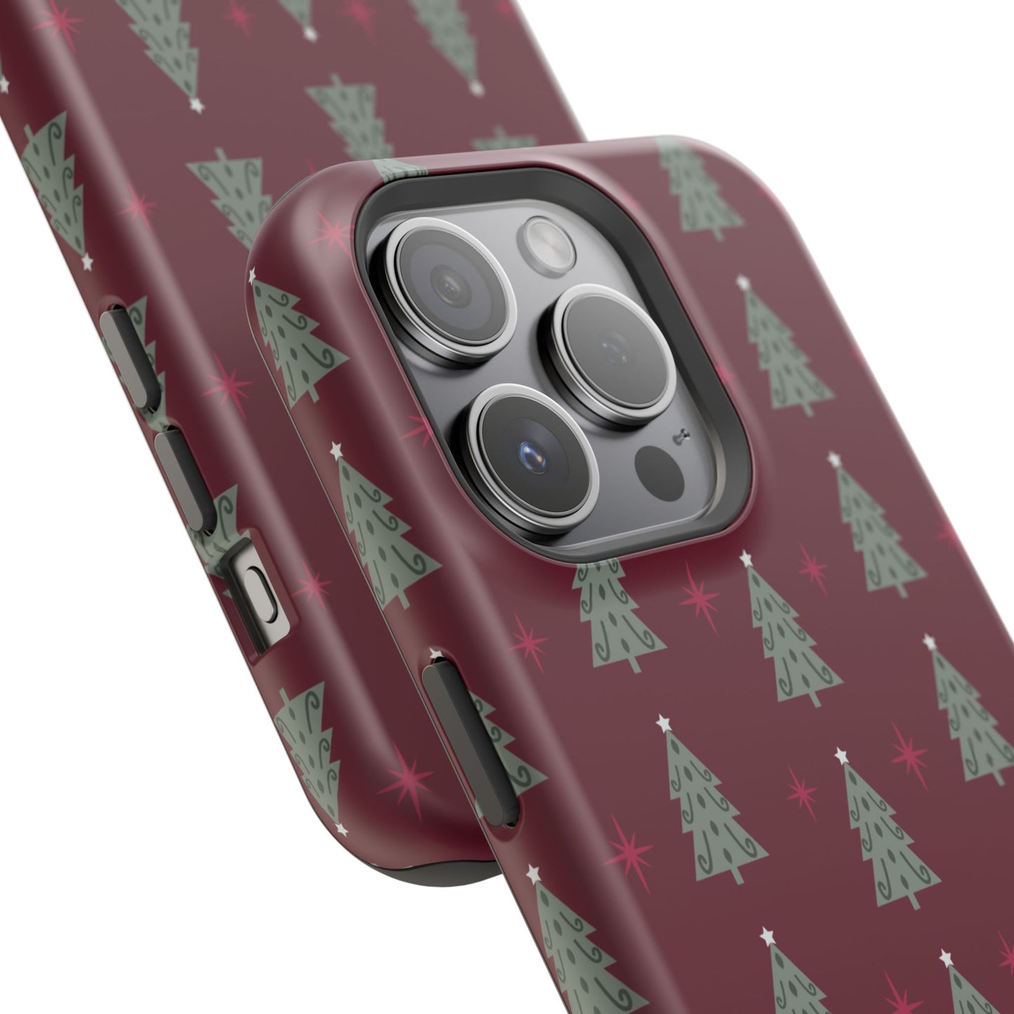 Retro Christmas Tree Pattern – MagSafe iPhone Series Case