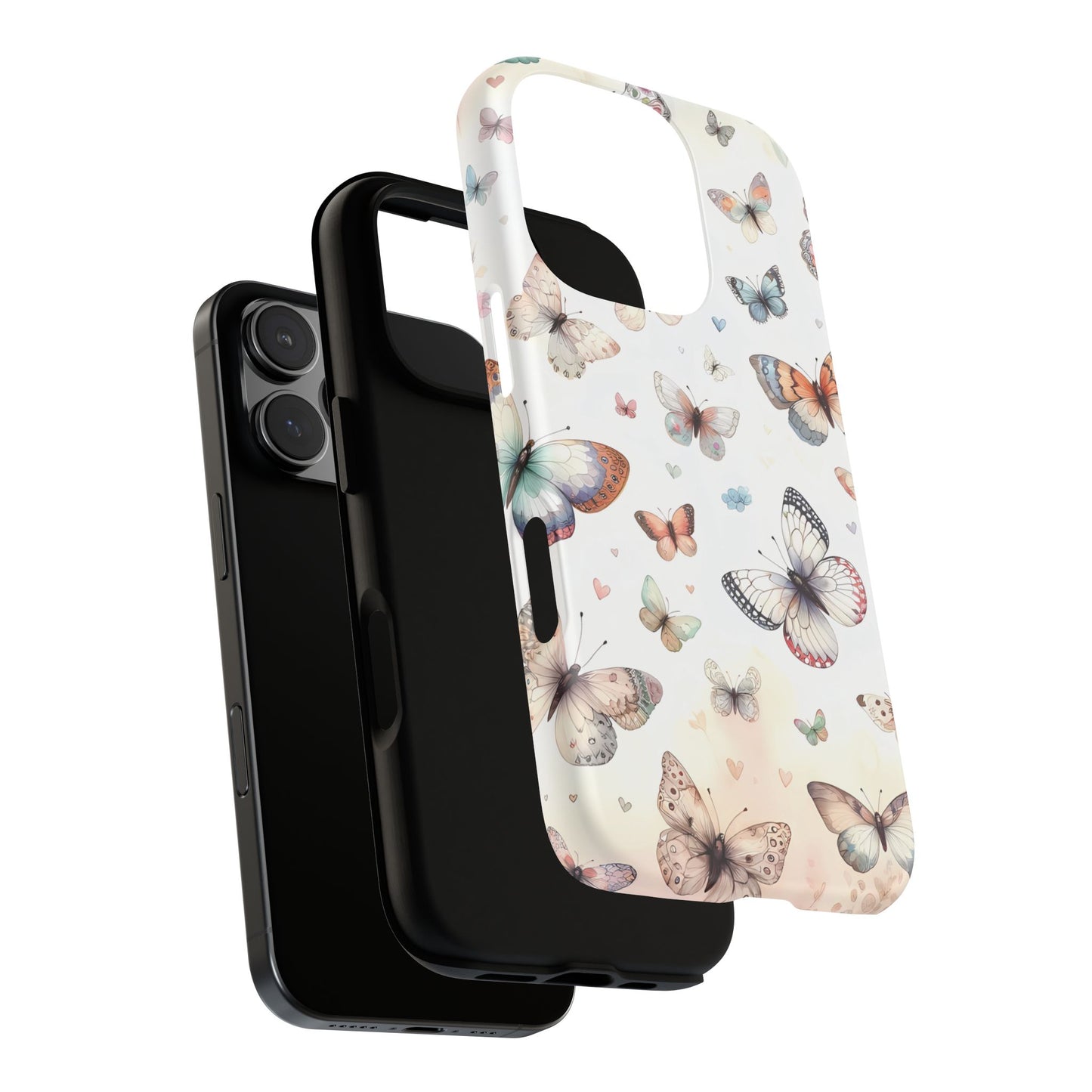 Watercolor Butterfly Phone Case for iPhone & Samsung