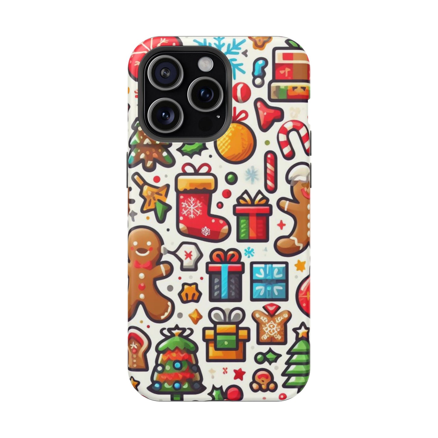 Festive Christmas Icons Pattern – MagSafe iPhone Series Case