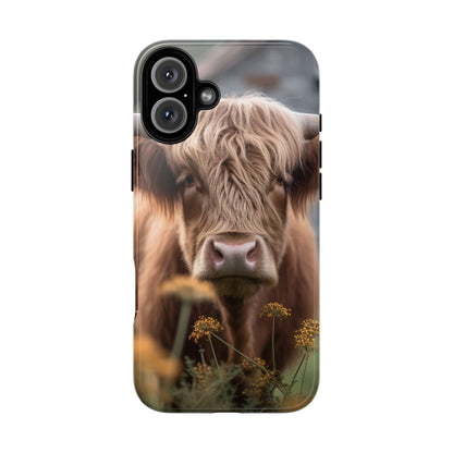 Highland Cow Phone Case | Custom Farmhouse | 10-foot Drop Protection