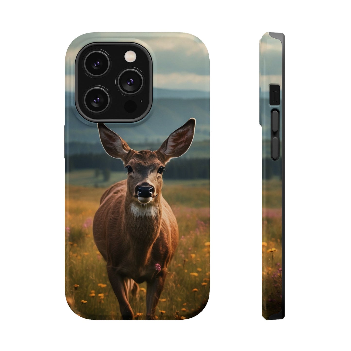 Rustic Meadow Deer – MagSafe iPhone Case