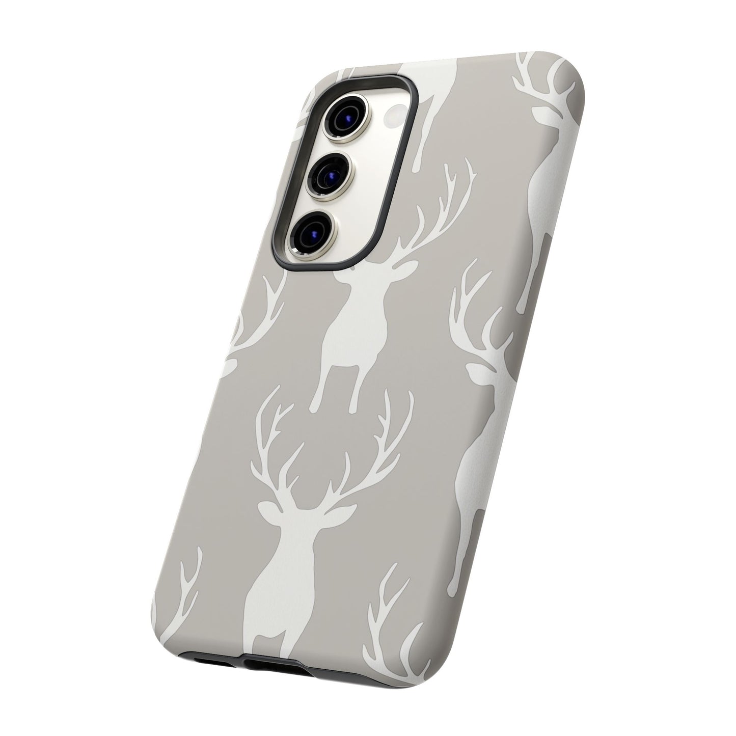 Minimalist Deer Silhouette Pattern – Samsung Galaxy Series Case