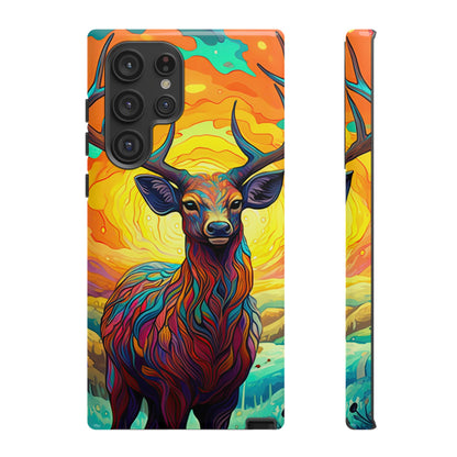 Vibrant Stag in Bloom – Samsung Galaxy Case