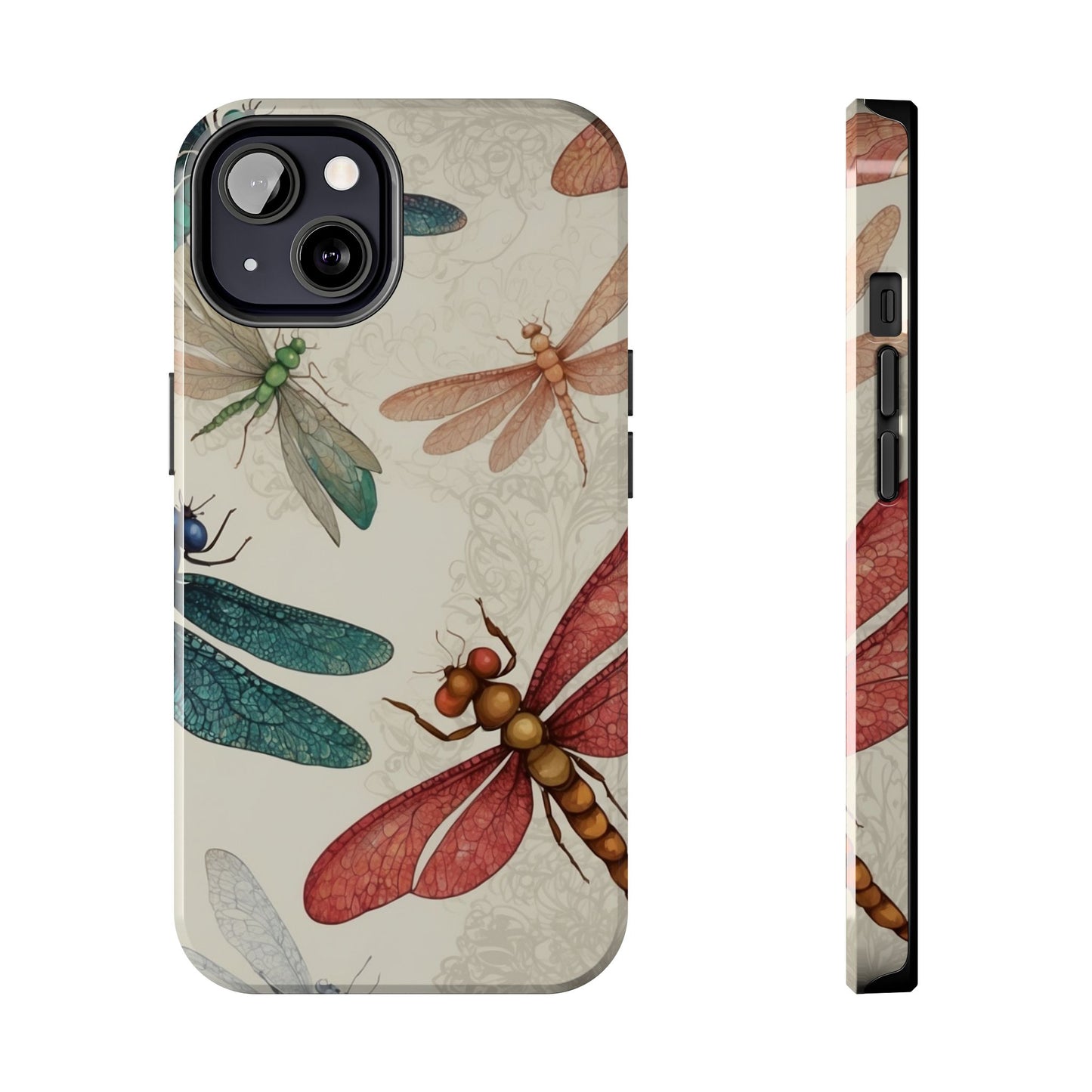 Vintage Dragonfly Garden – iPhone Series Case