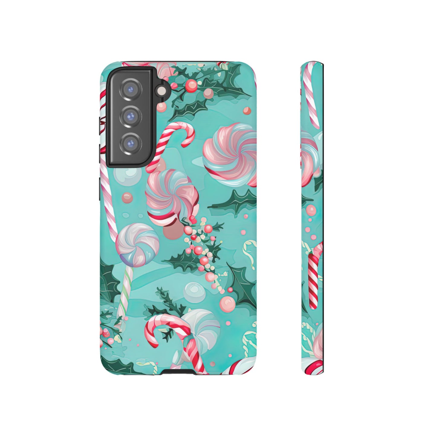 Candy Cane & Peppermint Holiday Delight – Samsung Galaxy Series Case